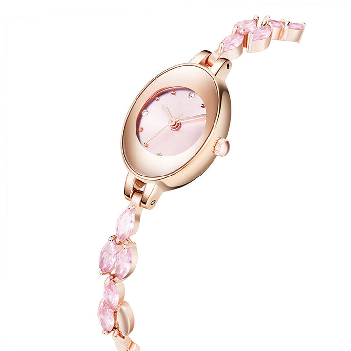 Doreya | Armbanduhr für Frauen mit farbigen Zirkonias