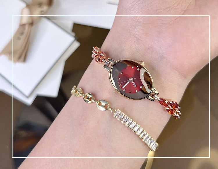 Doreya | Armbanduhr für Frauen mit farbigen Zirkonias