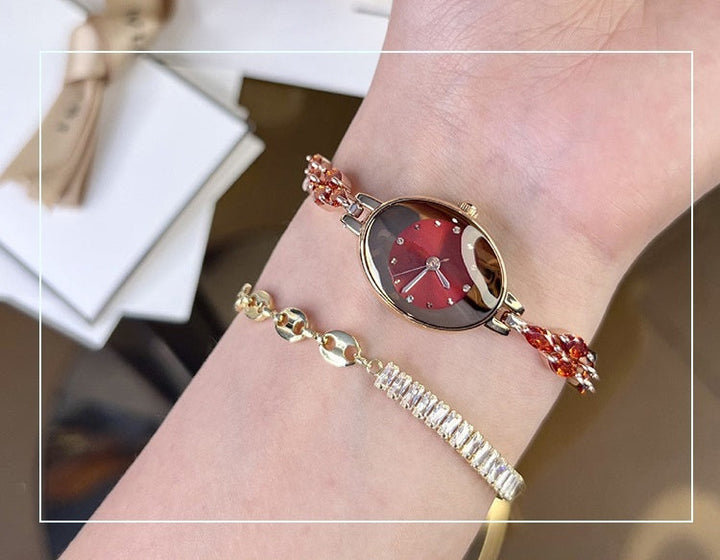 Doreya | Armbanduhr für Frauen mit farbigen Zirkonias