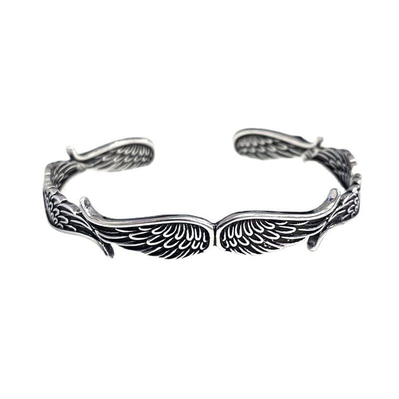 Celestium | Vintage-Armband mit Engelshörnern aus Silber