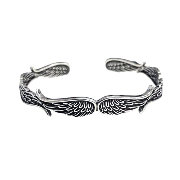 Celestium | Vintage-Armband mit Engelshörnern aus Silber