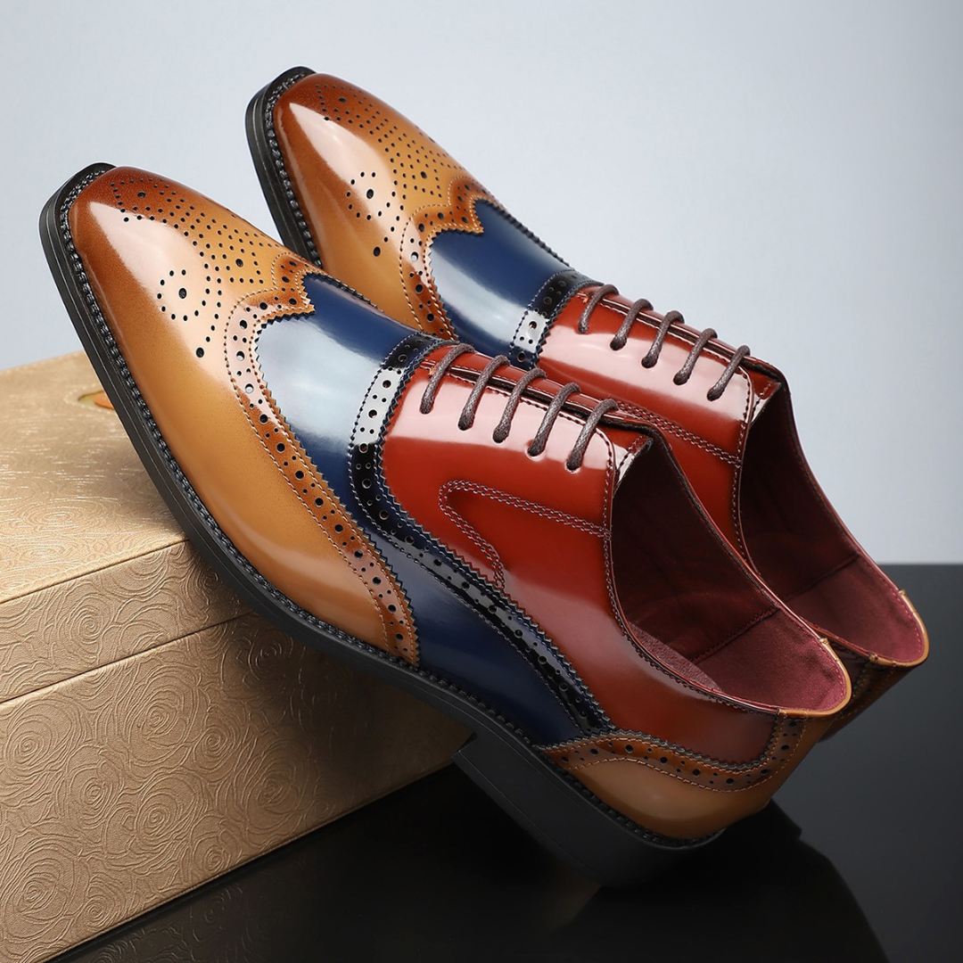 Bravanto | Traditioneller Schnitt Oxford Wingtip Schuh