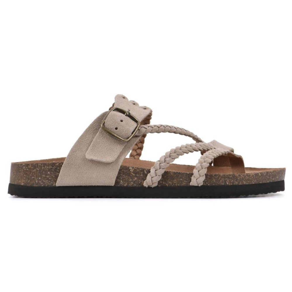Pixith | Geflochtene Korksandalen