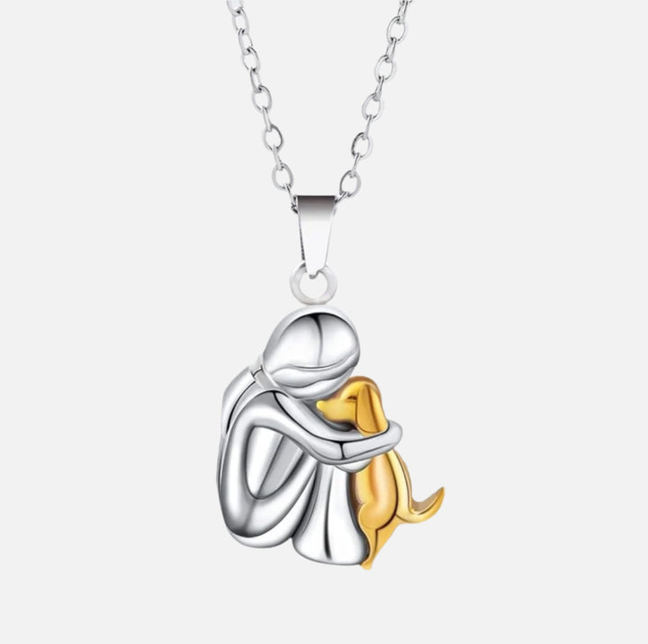 Novira | Halsband mit Anhänger des ewigen Umarmens für Haustiere