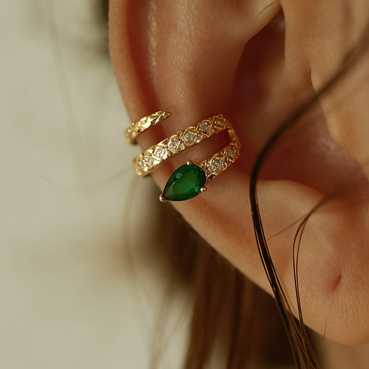Seren | Cuff-Ohrring mit Schlangencharme