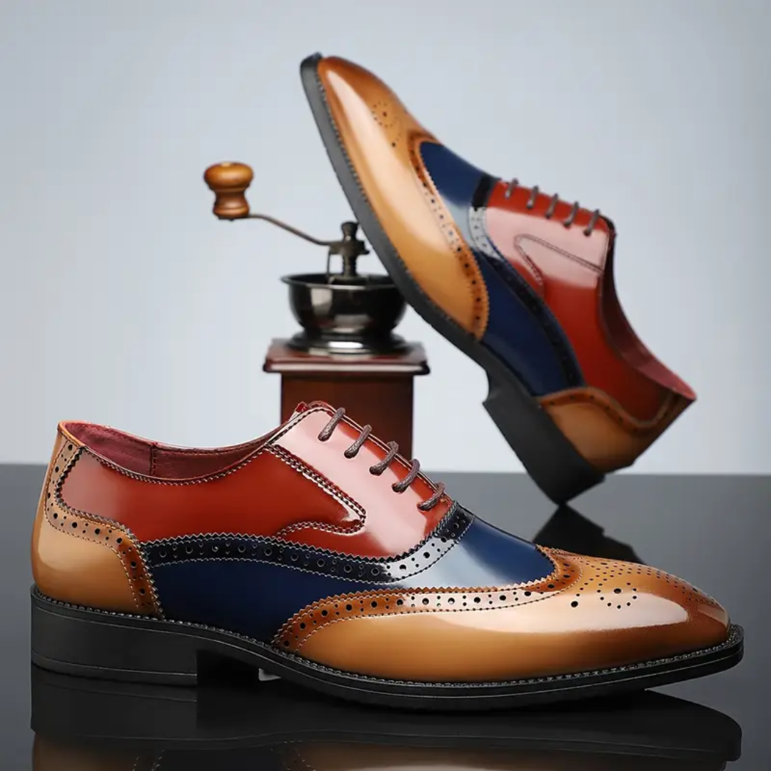 Bravanto | Traditioneller Schnitt Oxford Wingtip Schuh