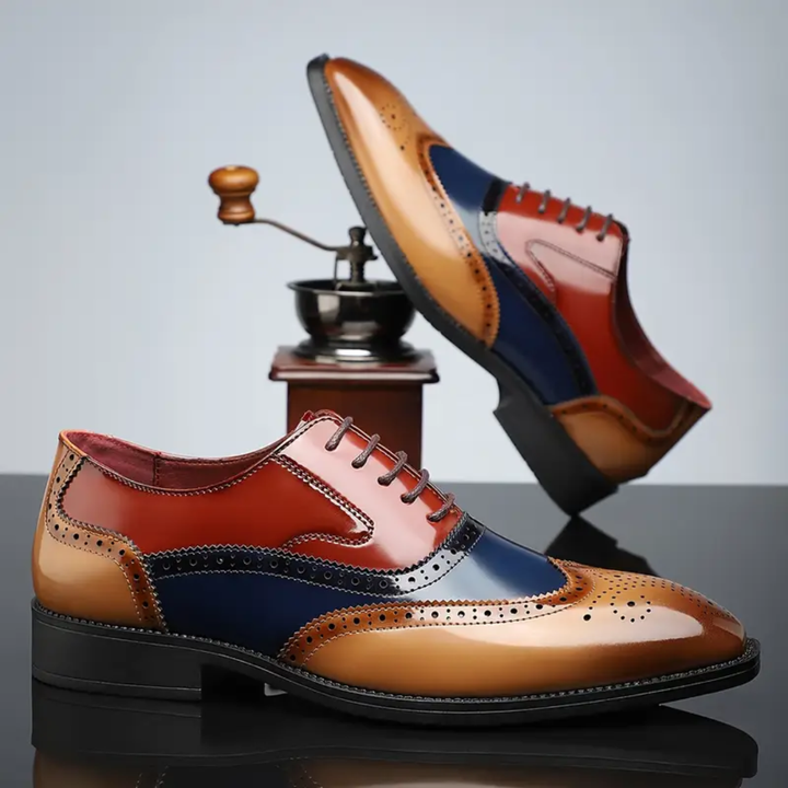 Bravanto | Traditioneller Schnitt Oxford Wingtip Schuh