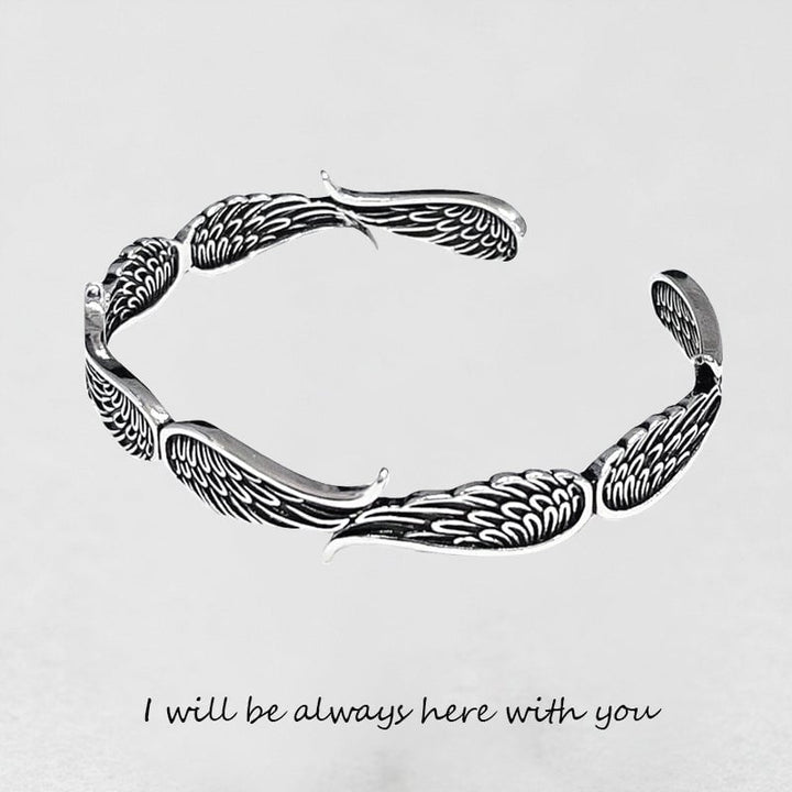Celestium | Vintage-Armband mit Engelshörnern aus Silber