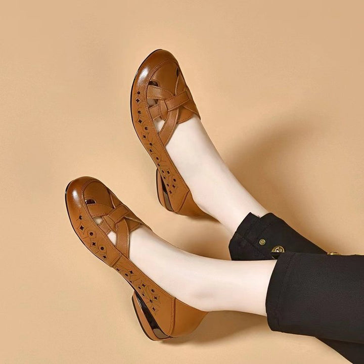 Janira | Leder Slipper mit modernem Schnitt