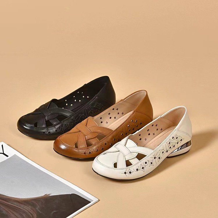 Janira | Leder Slipper mit modernem Schnitt