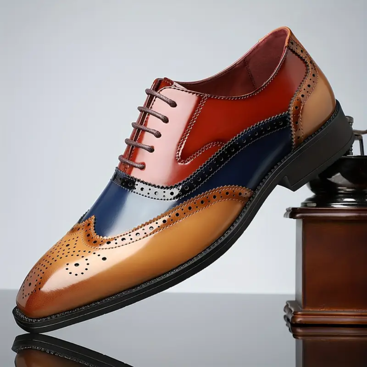 Bravanto | Traditioneller Schnitt Oxford Wingtip Schuh