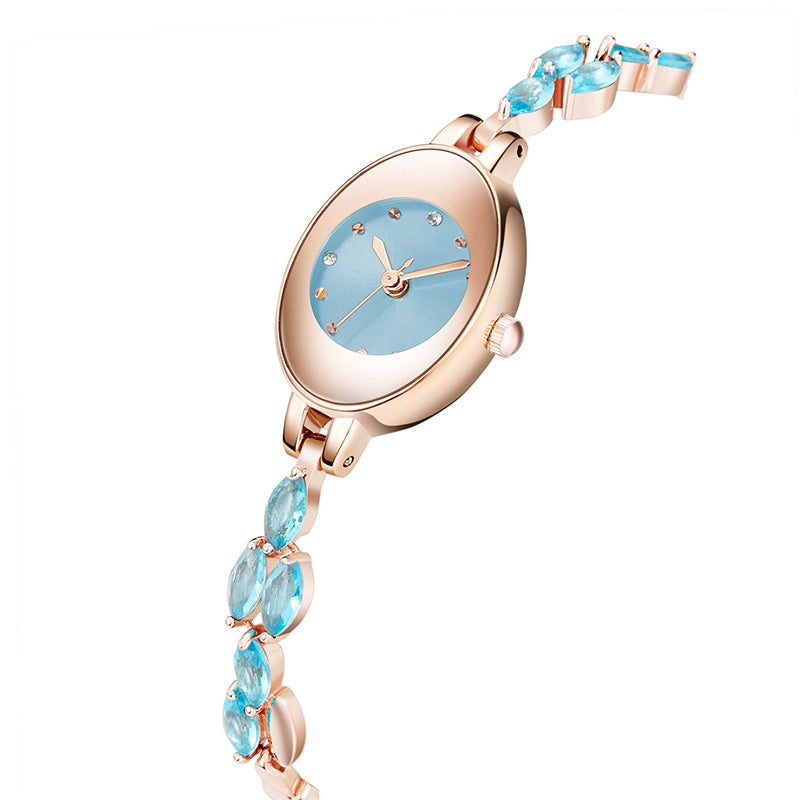 Doreya | Armbanduhr für Frauen mit farbigen Zirkonias