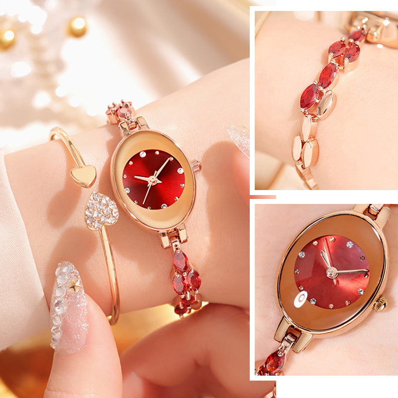Doreya | Armbanduhr für Frauen mit farbigen Zirkonias