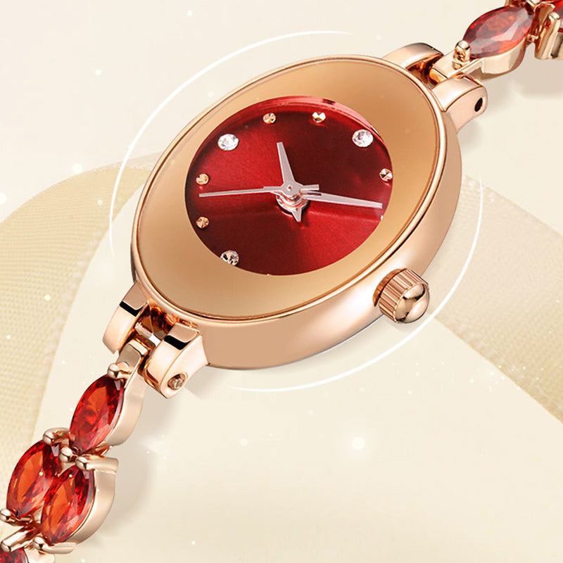Doreya | Armbanduhr für Frauen mit farbigen Zirkonias