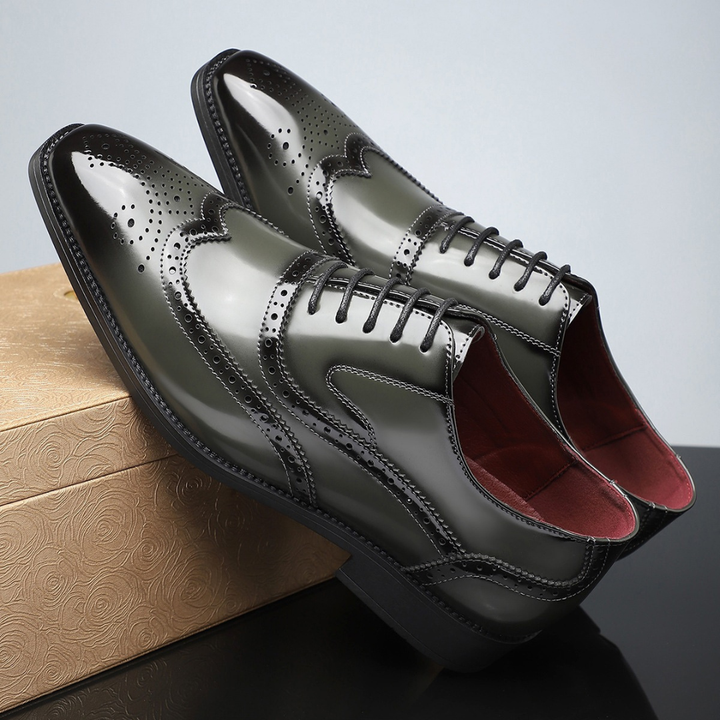 Bravanto | Traditioneller Schnitt Oxford Wingtip Schuh