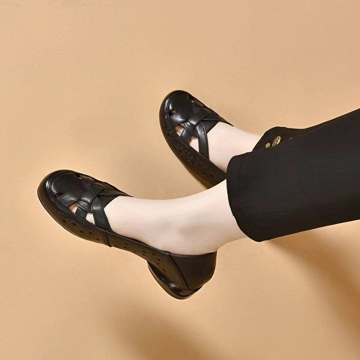 Janira | Leder Slipper mit modernem Schnitt