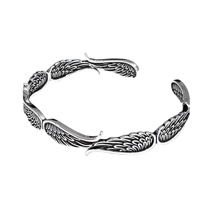 Celestium | Vintage-Armband mit Engelshörnern aus Silber