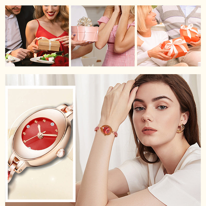 Doreya | Armbanduhr für Frauen mit farbigen Zirkonias