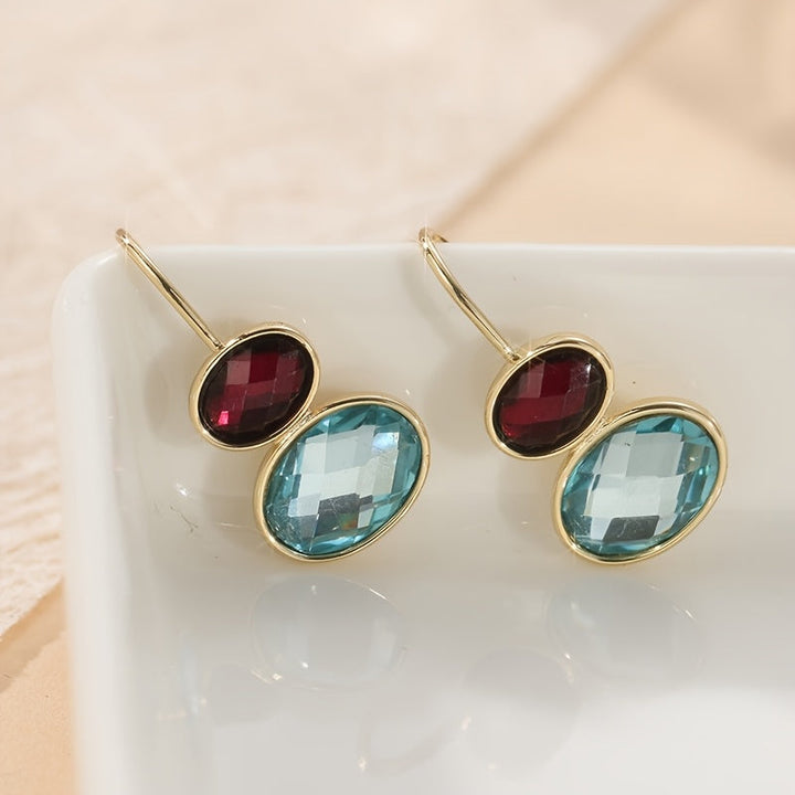 Perla | Ovalförmige Ohrringe mit Elegantem Handwerksdesign