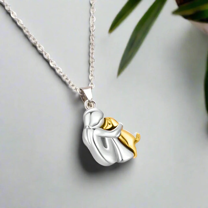 Novira | Halsband mit Anhänger des ewigen Umarmens für Haustiere