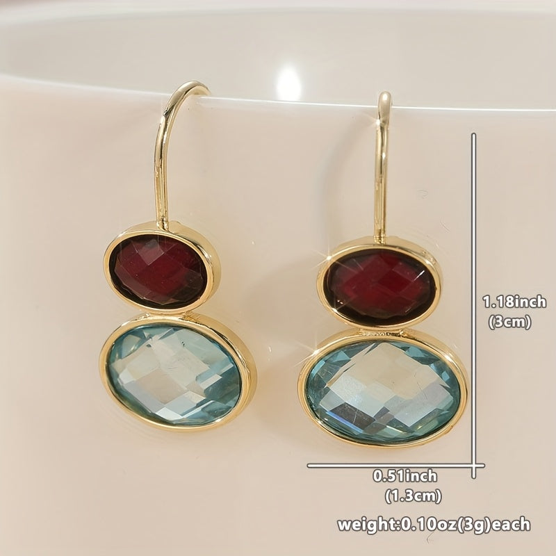 Perla | Ovalförmige Ohrringe mit Elegantem Handwerksdesign