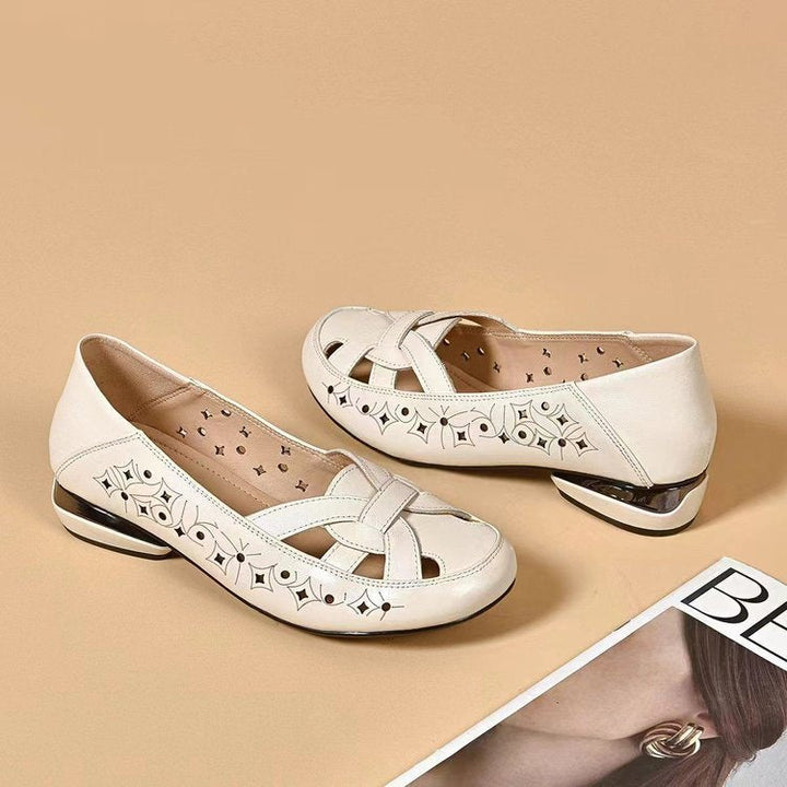 Janira | Leder Slipper mit modernem Schnitt
