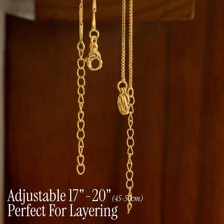 Primrose | Initialen-Halsketten mit 14k Diamanten (2 Stück)