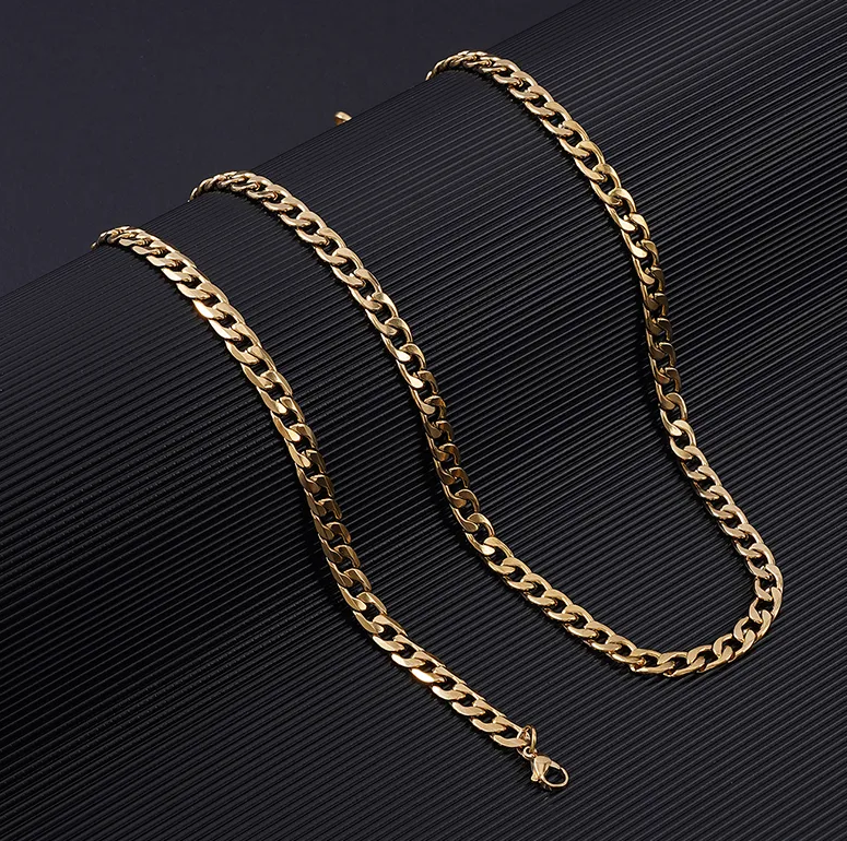 Reid | Set aus Halskette und Armband aus Kette für Männer mit kühnen Stil