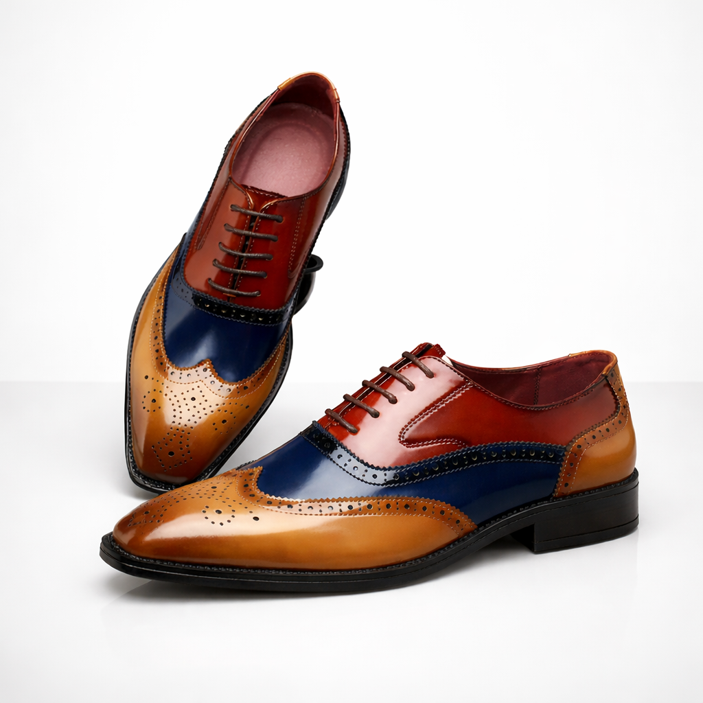 Bravanto | Traditioneller Schnitt Oxford Wingtip Schuh