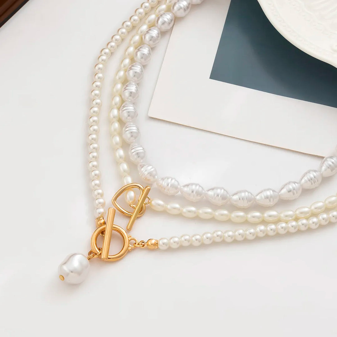 Una | Perlen Infinity Halskette