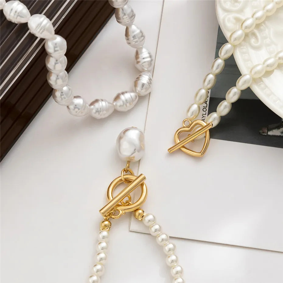 Una | Perlen Infinity Halskette
