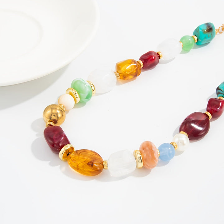 Ixothyn| Bohemian Halskette mit Vintage-Design und handwerklichem Stil