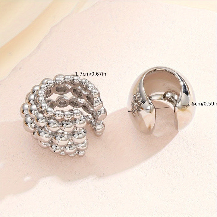 Ivy | Ohrring-Set mit Textur