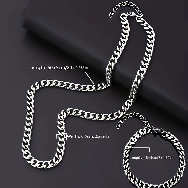 Tennyson | Set aus Halskette und Armband mit modernem urbanem Stil
