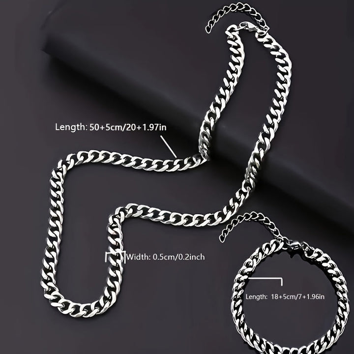 Tennyson | Set aus Halskette und Armband mit modernem urbanem Stil