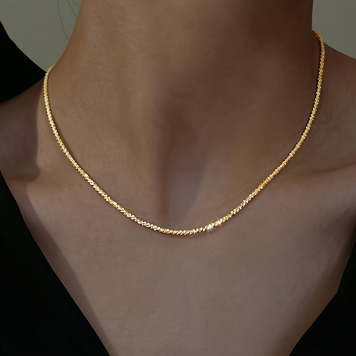 Violet | Minimalistischer und Glänzender Edelstahlstern-Halskette