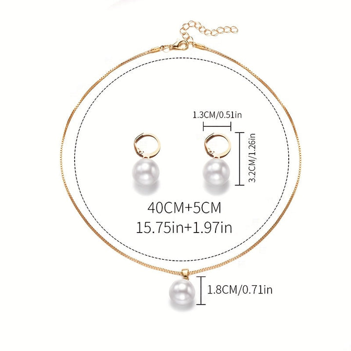 Isara | Schmuckset mit eleganten Perlen und anspruchsvollem Finish