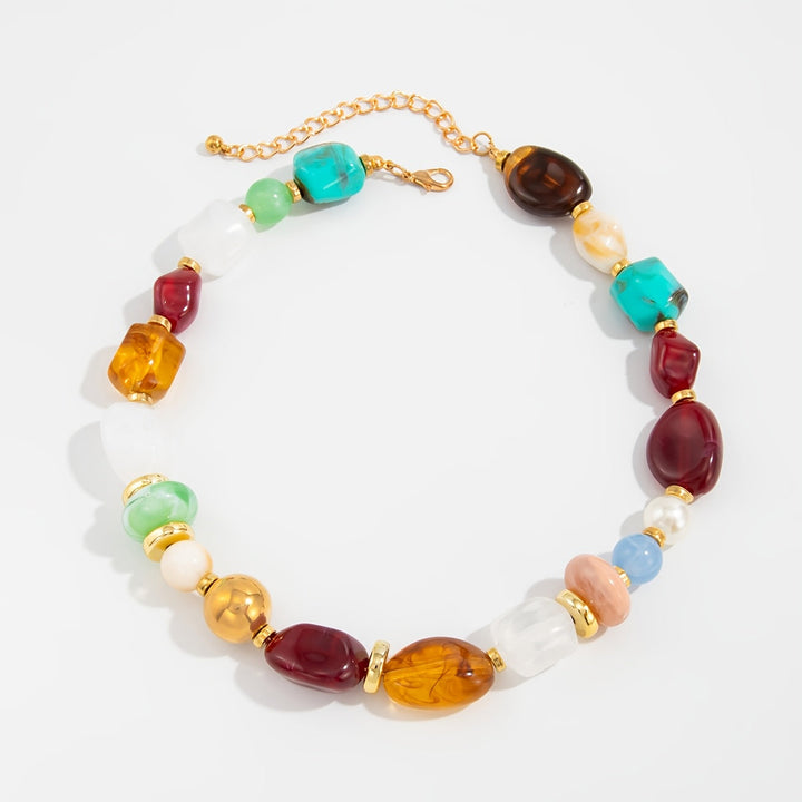 Ixothyn| Bohemian Halskette mit Vintage-Design und handwerklichem Stil
