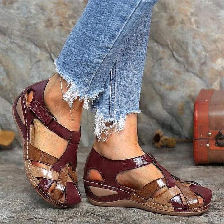 Thea | Damen-Wedgesandalen