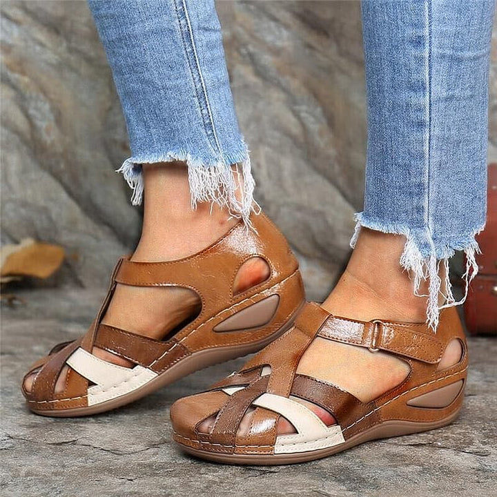 Thea | Damen-Wedgesandalen